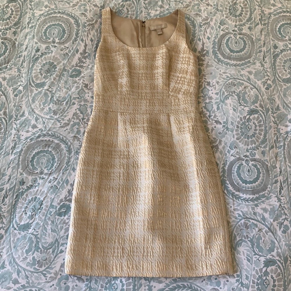 Gold Banana Republic Mini Dress 0P